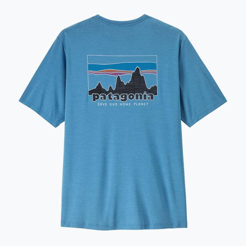 Pánske tričko Patagonia Capilene Cool Daily - '73 Skyline shore blue/light shore blue x-dye 5