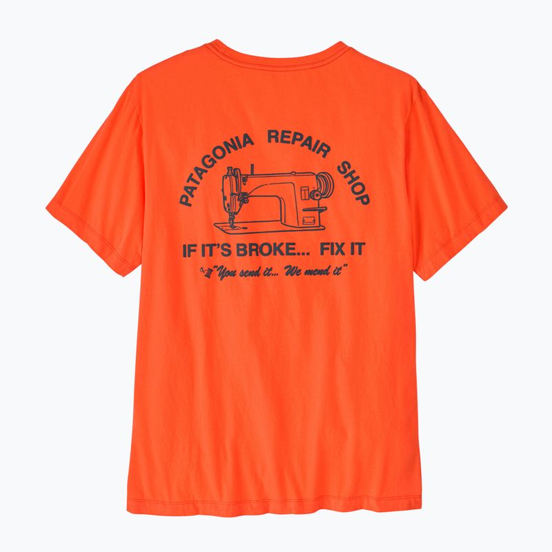 Pánske tričko Patagonia Repair Shop orange peel 2