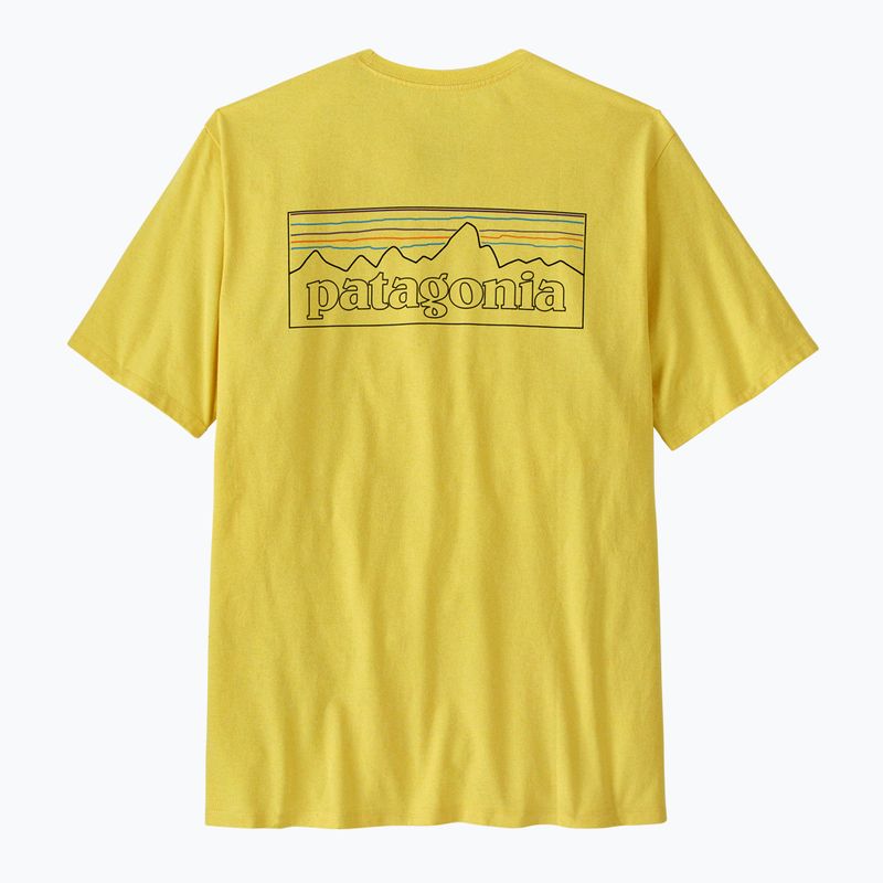 Pánske tričko Patagonia P-6 Logo Responsibili-Tee p-6 outline/lemon zest 2