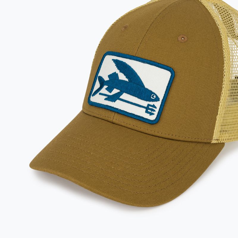 Dámska šiltovka Patagonia Flying Fish LoPro Trucker flying fish fork/bobcat brown 3