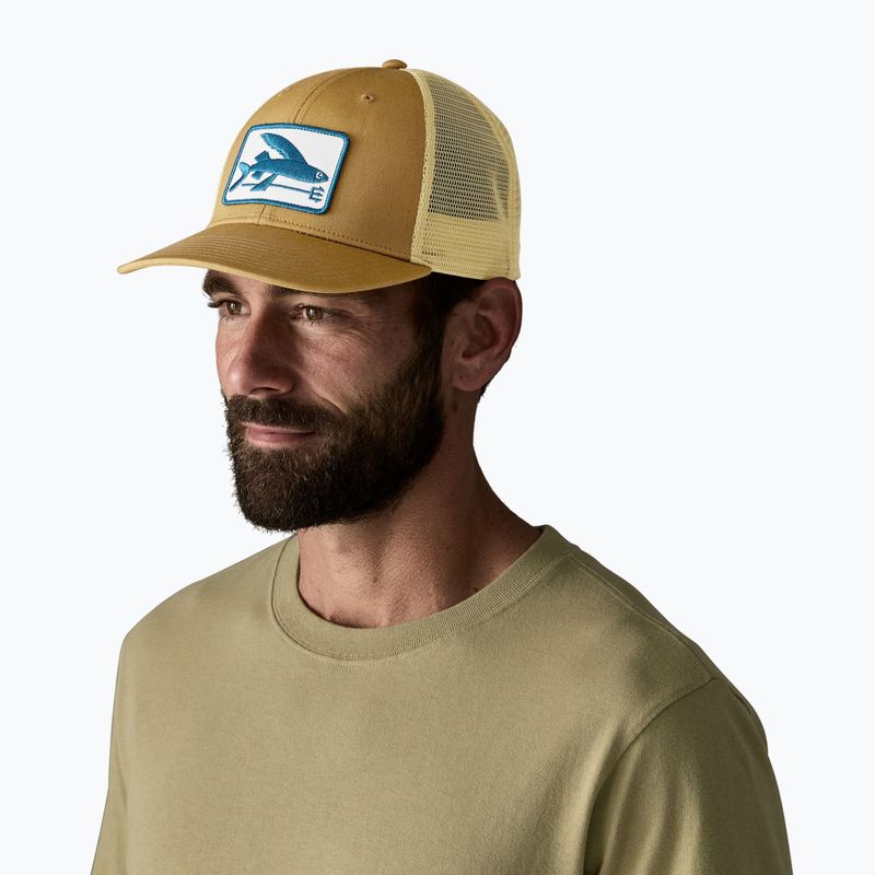 Dámska šiltovka Patagonia Flying Fish LoPro Trucker flying fish fork/bobcat brown 2