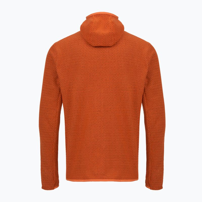 Pánska trekingová mikina Patagonia R1 Air Full Zip Hoody coal orange 2