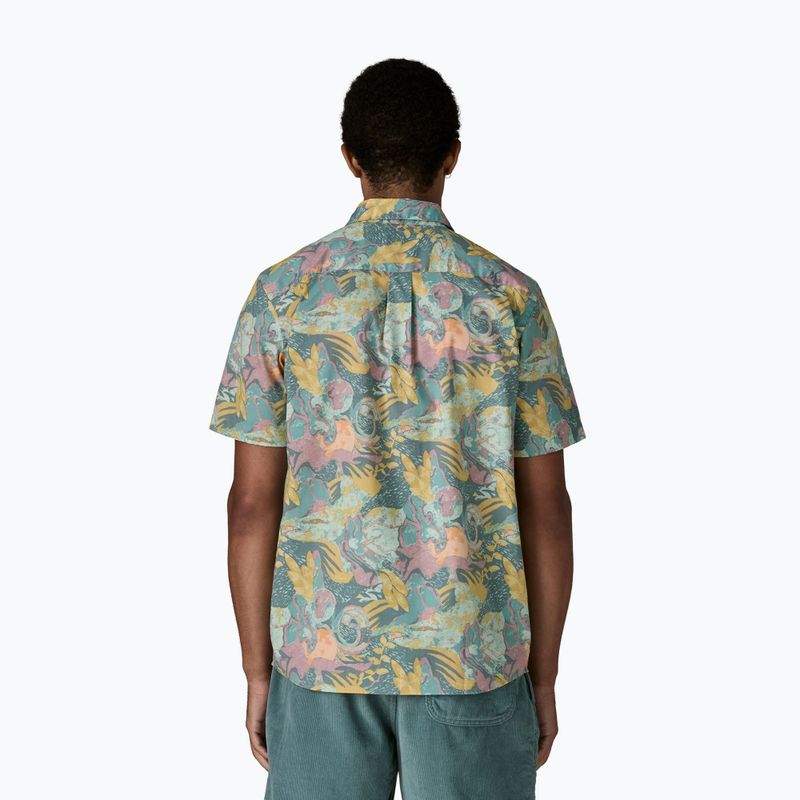 Pánska košeľa Patagonia Go To moon tripper/blue sage 3