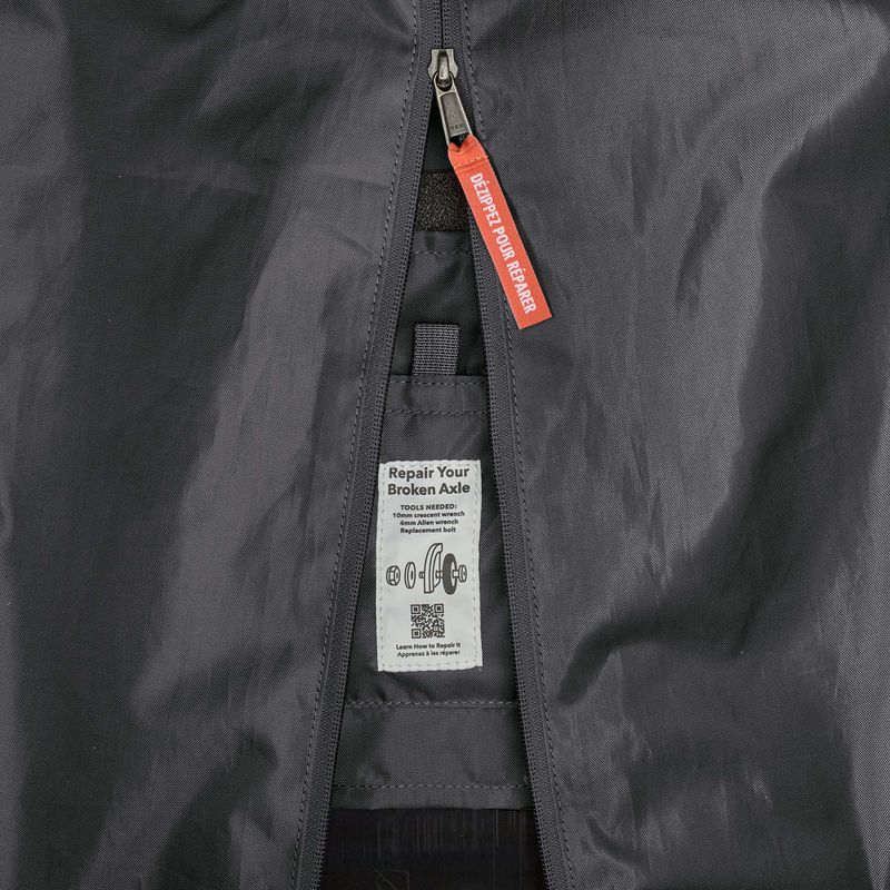 Cestovná taška Patagonia Black Hole Wheeled Duffel 40 l smolder blue/amanita red 3