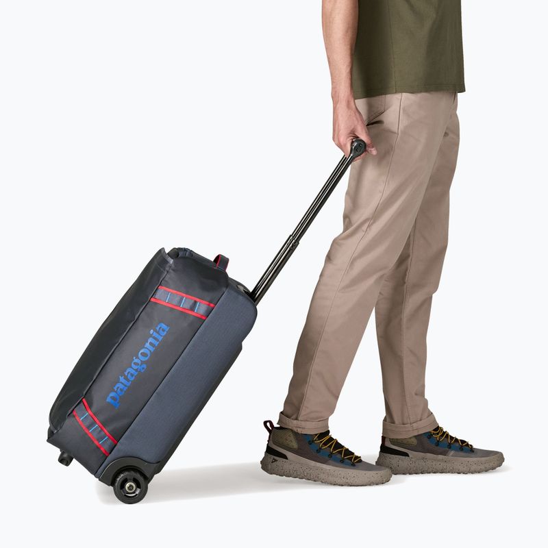Cestovná taška Patagonia Black Hole Wheeled Duffel 40 l smolder blue/amanita red 5