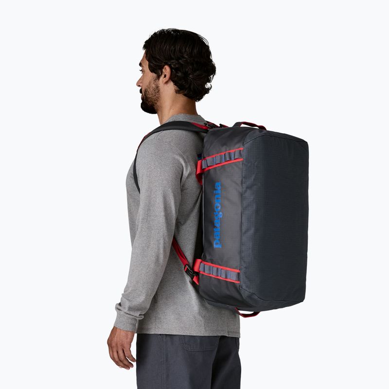 Cestovná taška Patagonia Black Hole Duffel 40 l smulder blue/amanita red 3