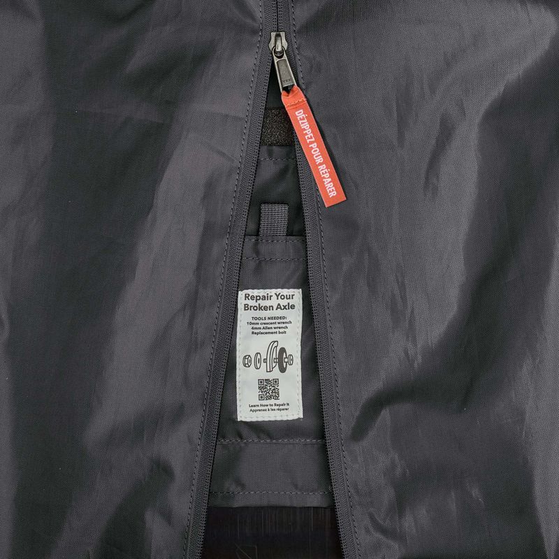 Cestovná taška Patagonia Black Hole Wheeled Duffel 70 l smolder blue/amanita red 4