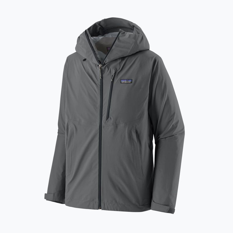 Pánska nepremokavá bunda Patagonia Granite Crest Rain forge grey w/black 4