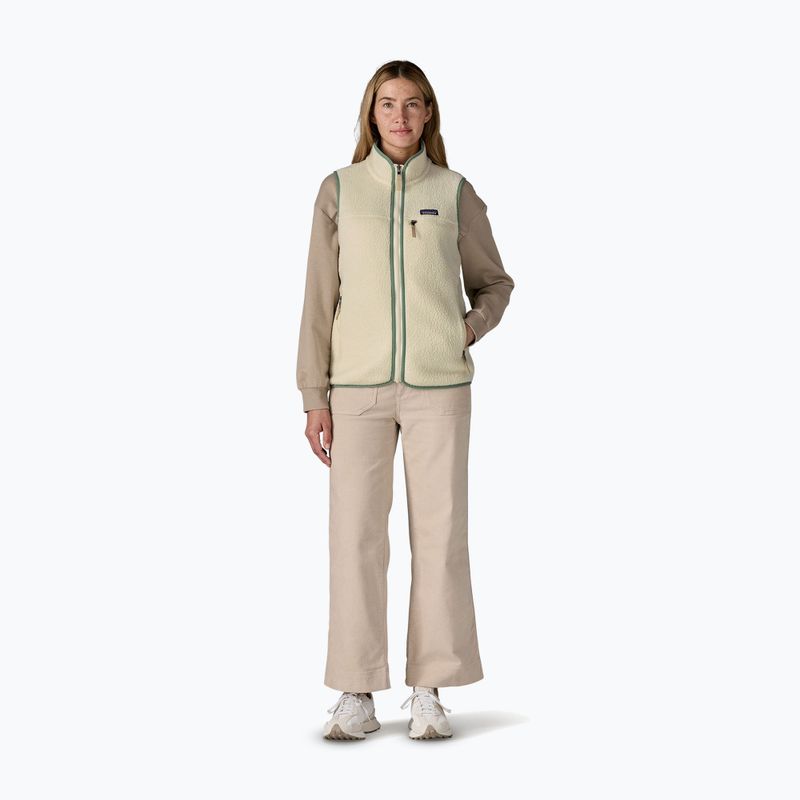 Dámska vesta Patagonia Retro Pile natural w/ellwood green 2