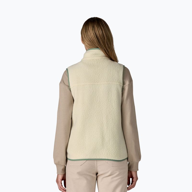 Dámska vesta Patagonia Retro Pile natural w/ellwood green 3