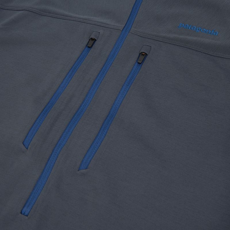 Pánska mikina Patagonia R1 Ultralight Hoody smolder blue 11