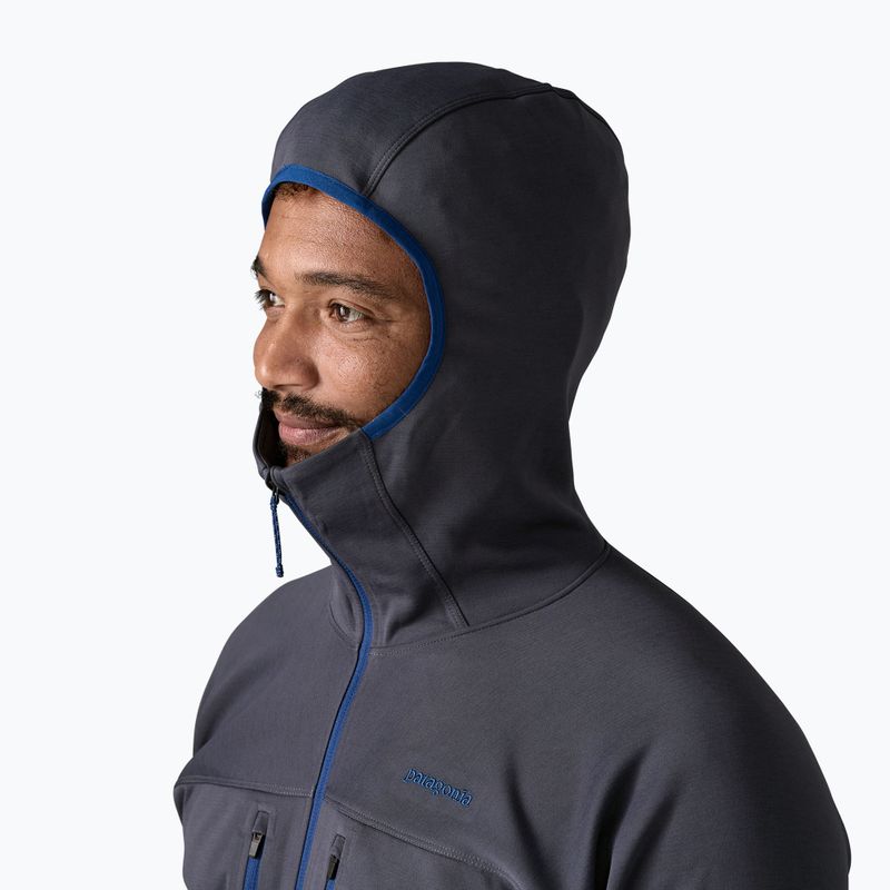 Pánska mikina Patagonia R1 Ultralight Hoody smolder blue 5