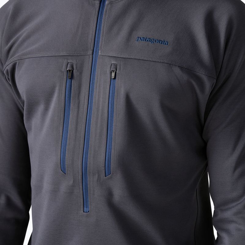 Pánska mikina Patagonia R1 Ultralight Hoody smolder blue 7
