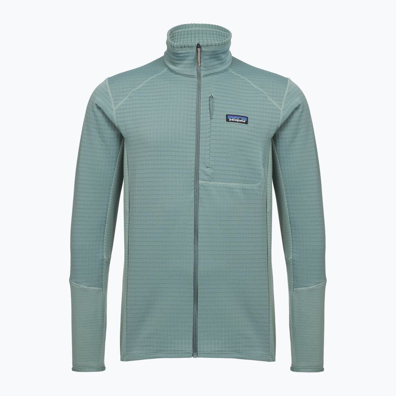 Pánska fleecová mikina Patagonia R1 Hybrid blue sage