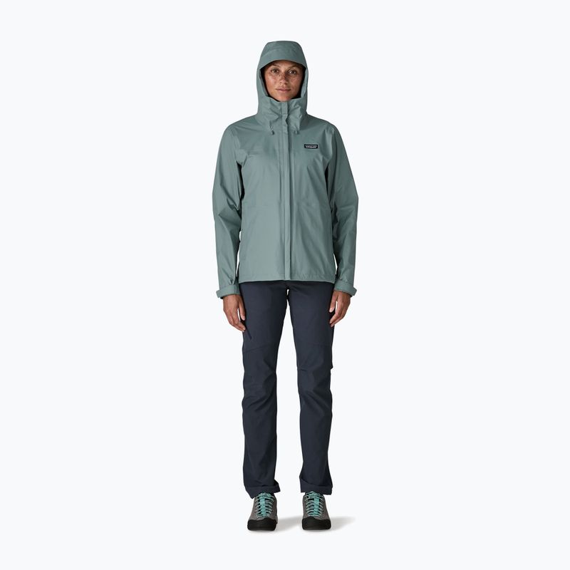 Dámska nepremokavá bunda Patagonia Torrentshell 3L Rain blue sage 2
