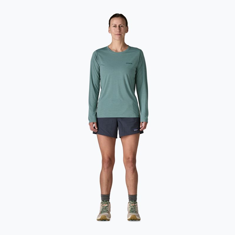 Dámsky longsleeve Patagonia Capilene Cool Daily Shirt - Boardshort Logo blue sage/light blue sage x-dye 2