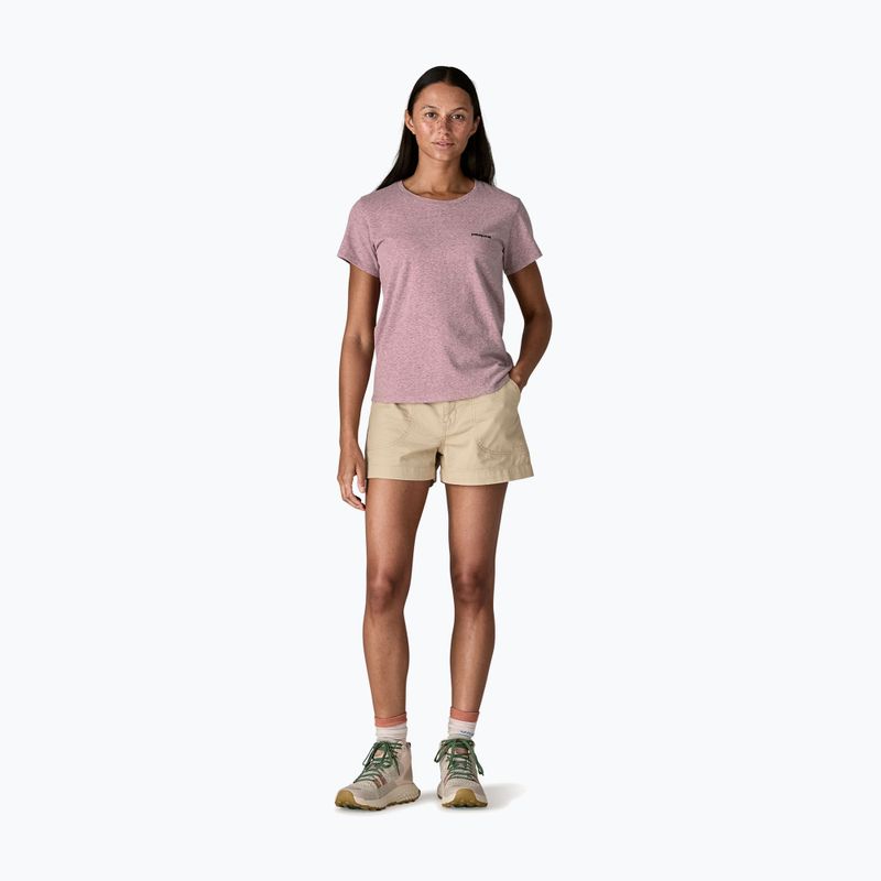 Dámske tričko Patagonia P-6 Logo Responsibili-Tee qulet violet 2