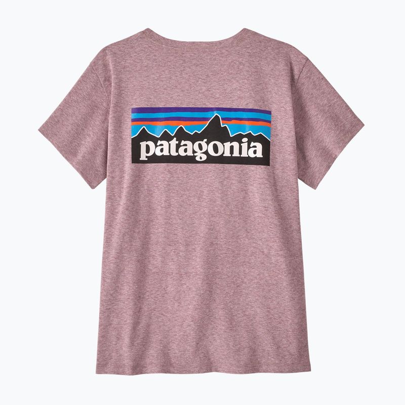 Dámske tričko Patagonia P-6 Logo Responsibili-Tee qulet violet 5