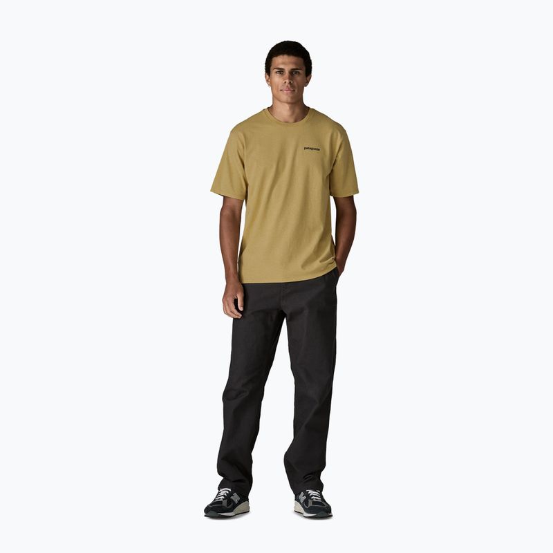 Pánske tričko Patagonia Flying Fish Responsibili Tee limestone yellow/heritage fitz 2