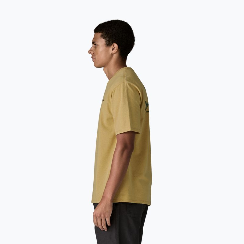 Pánske tričko Patagonia Flying Fish Responsibili Tee limestone yellow/heritage fitz 4