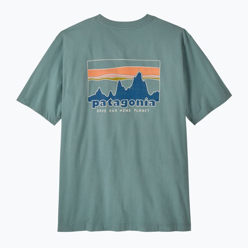 Pánske tričko Patagonia '73 Skyline blue sage 5