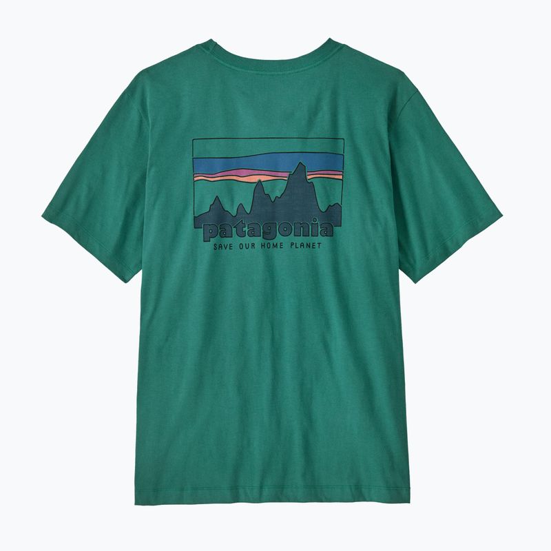 Pánske tričko Patagonia '73 Skyline gem green 2
