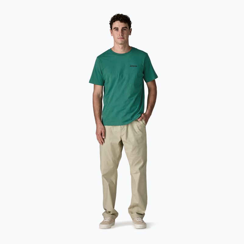 Pánske tričko Patagonia P-6 Logo gem green 2