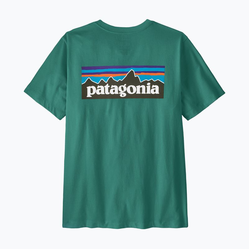 Pánske tričko Patagonia P-6 Logo gem green 5