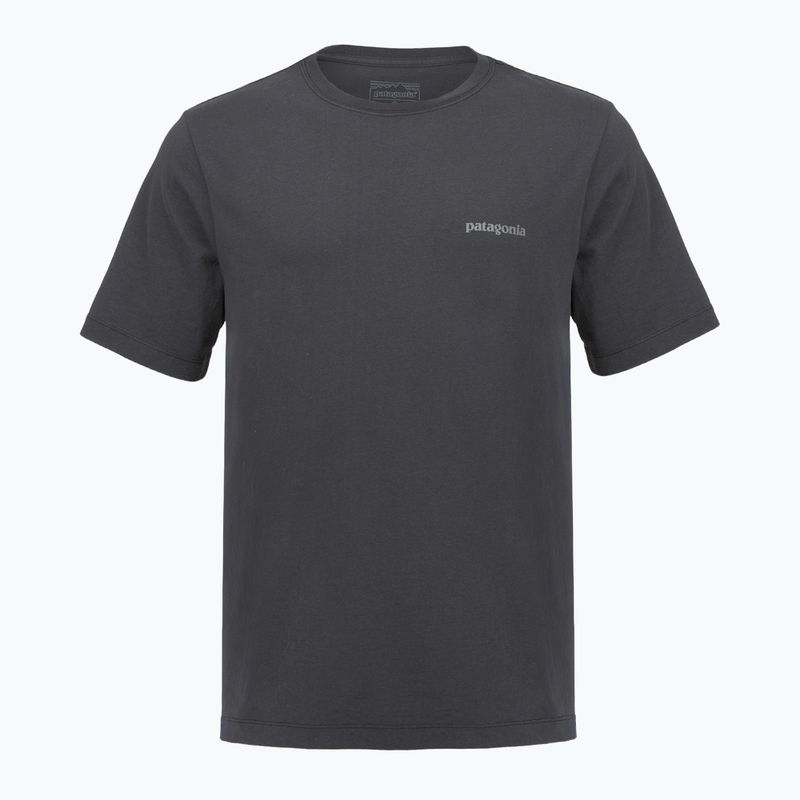 Pánske tričko Patagonia P-6 Logo ink black