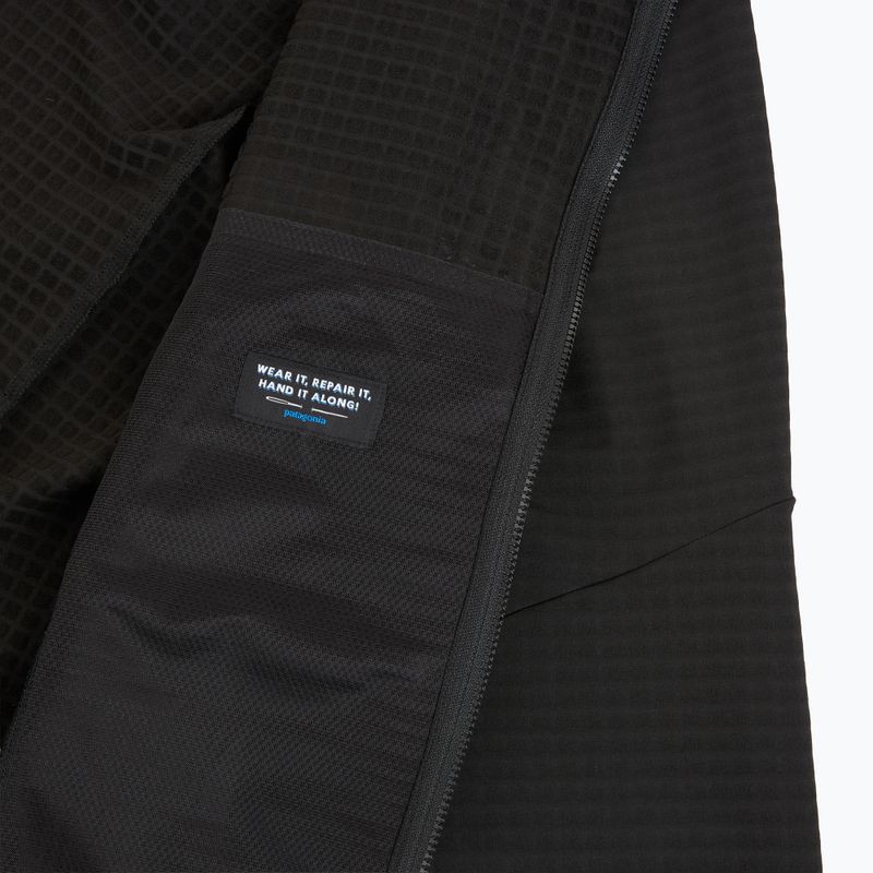 Pánska softshellová bunda Patagonia R1 TechFace Hoody black 6