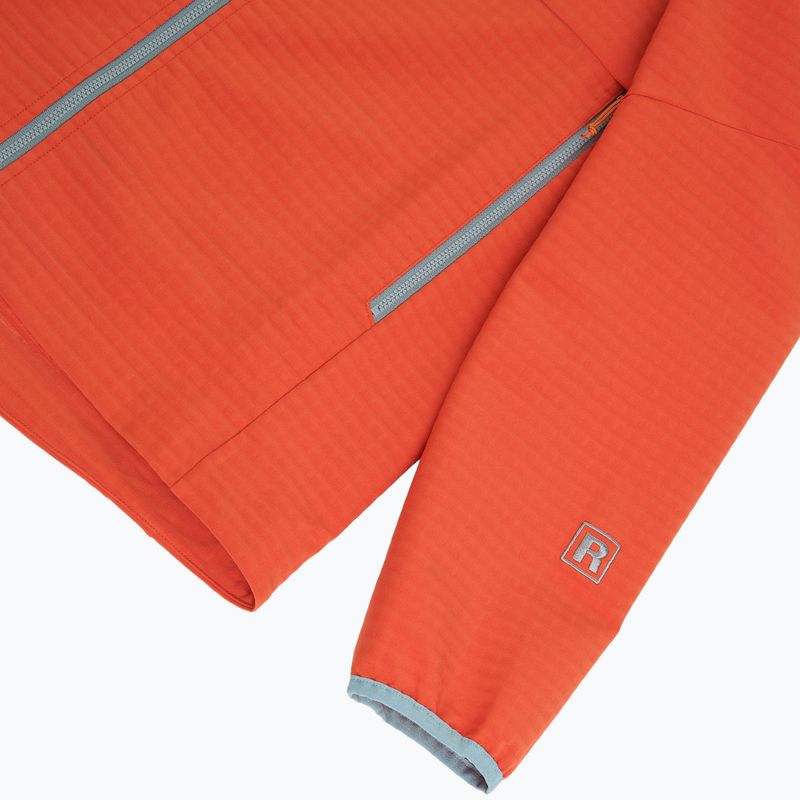 Pánska softshellová bunda Patagonia R1 TechFace Hoody hot ember 4