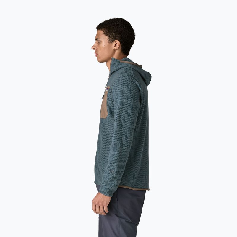 Pánska trekingová mikina Patagonia R1 Air Full-Zip Hoody summit blue 3