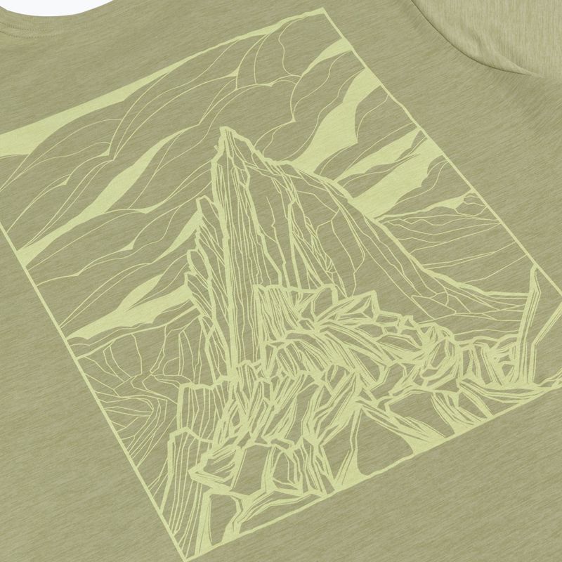Pánske tričko Patagonia Cap Cool Daily Shirt - Cloud Crag gumtree green - light gumtree green x-dye 4