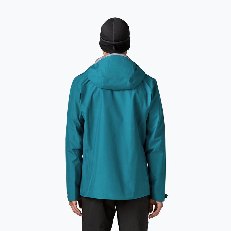 Pánska nepremokavá bunda Patagonia Triolet glacial blue 2