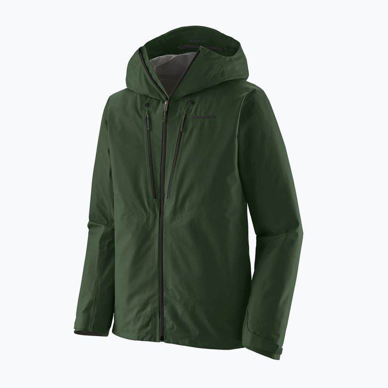 Pánska nepremokavá bunda Patagonia Triolet treeline green 2