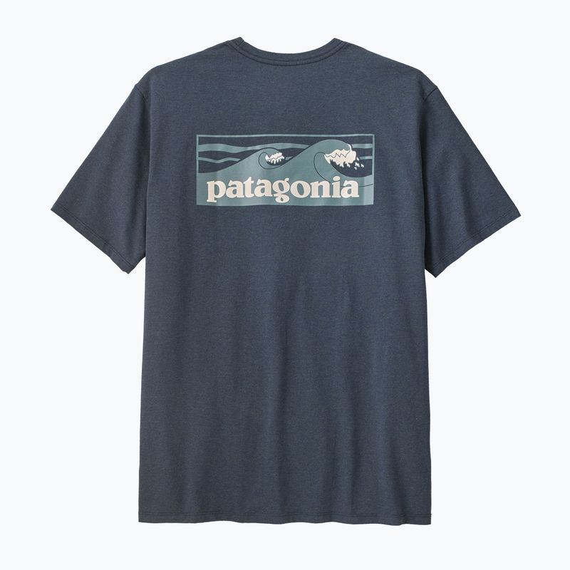 Pánske tričko Patagonia Boardshort Logo Pocket Responsibili summit blue 2