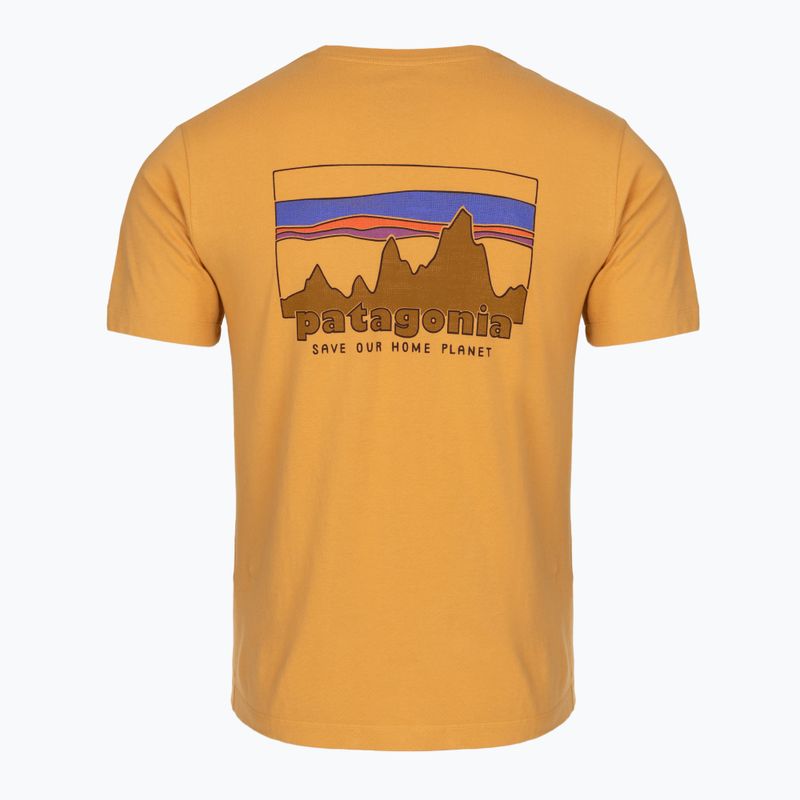 Pánske tričko Patagonia '73 Skyline T-Shirt dried mango 2