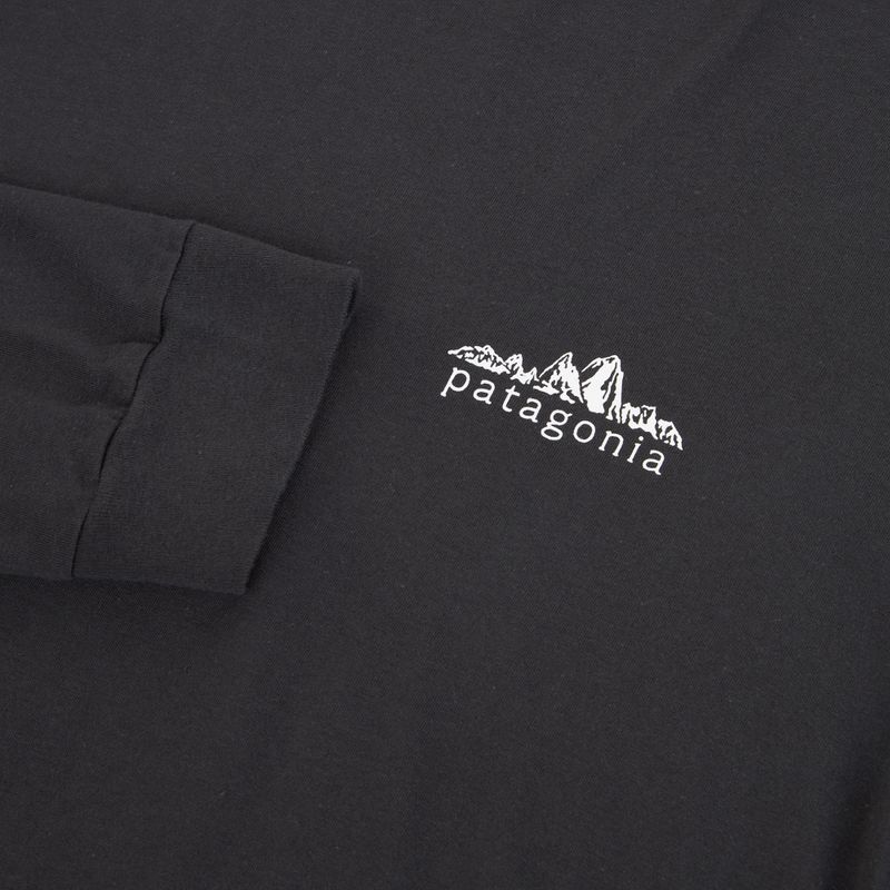 Pánske tričko longsleeve Patagonia Fitz Roy Foothills LS ink black 3