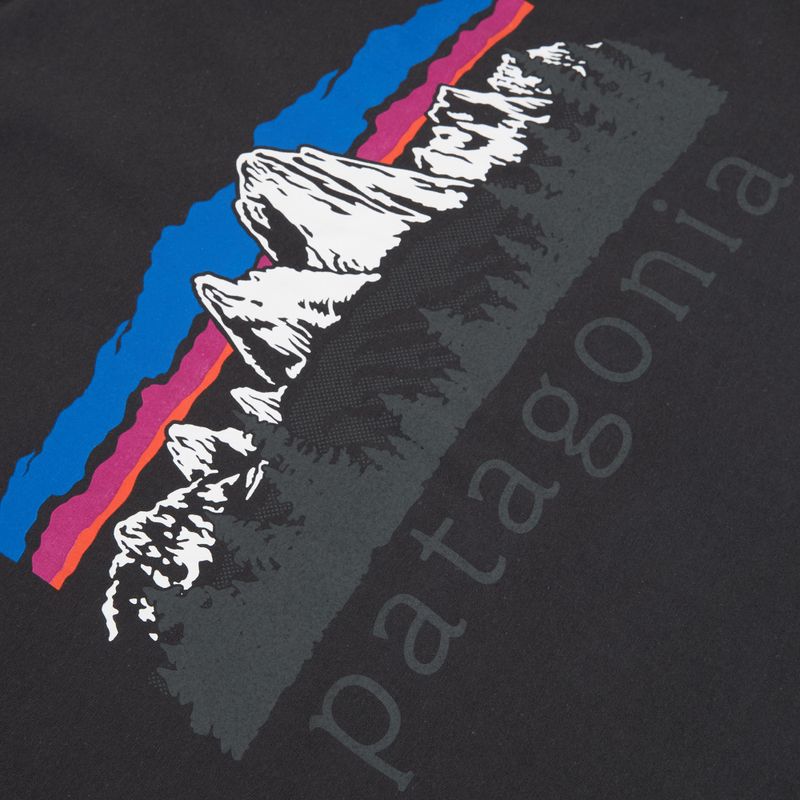 Pánske tričko longsleeve Patagonia Fitz Roy Foothills LS ink black 4