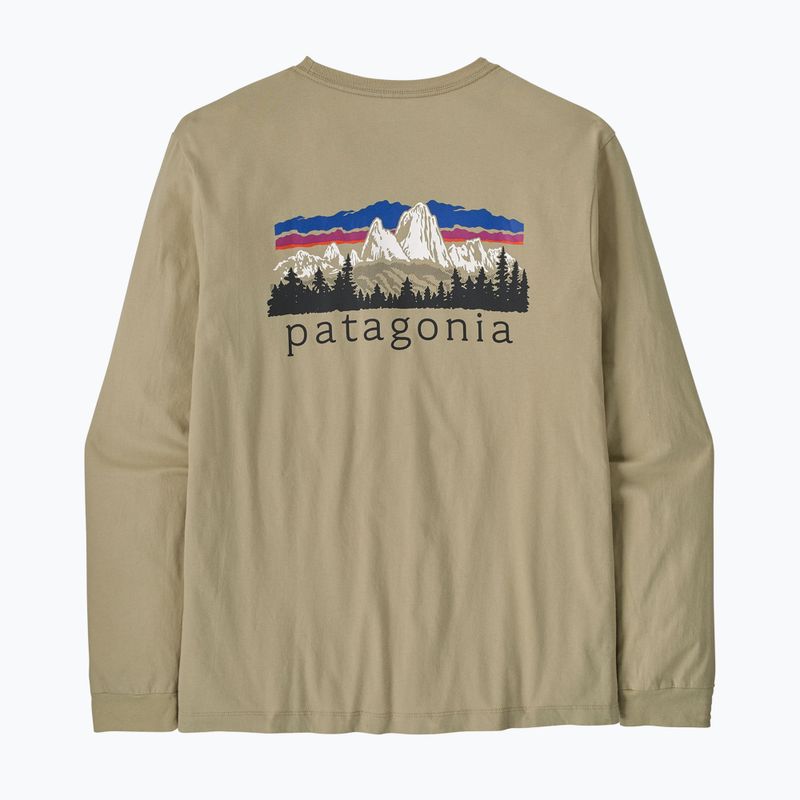 Pánske tričko longsleeve Patagonia Fitz Roy Foothills LS weathered stone 3