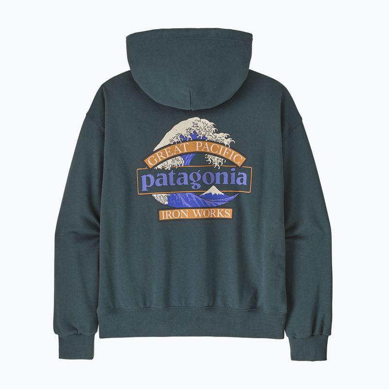 Dámska trekingová mikina Patagonia Great Waves Daily Hoody summit blue 2