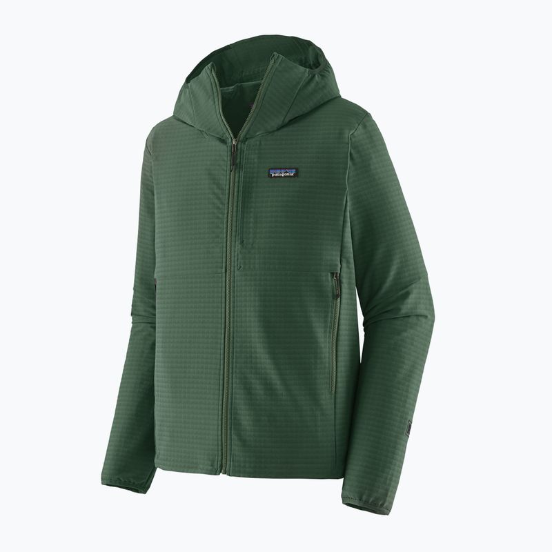 Pánska softshellová bunda Patagonia R1 TechFace Hoody canopy green 6