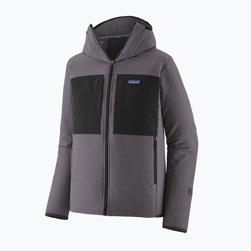 Pánska trekingová mikina Patagonia R2 TechFace Hoody may grey 2