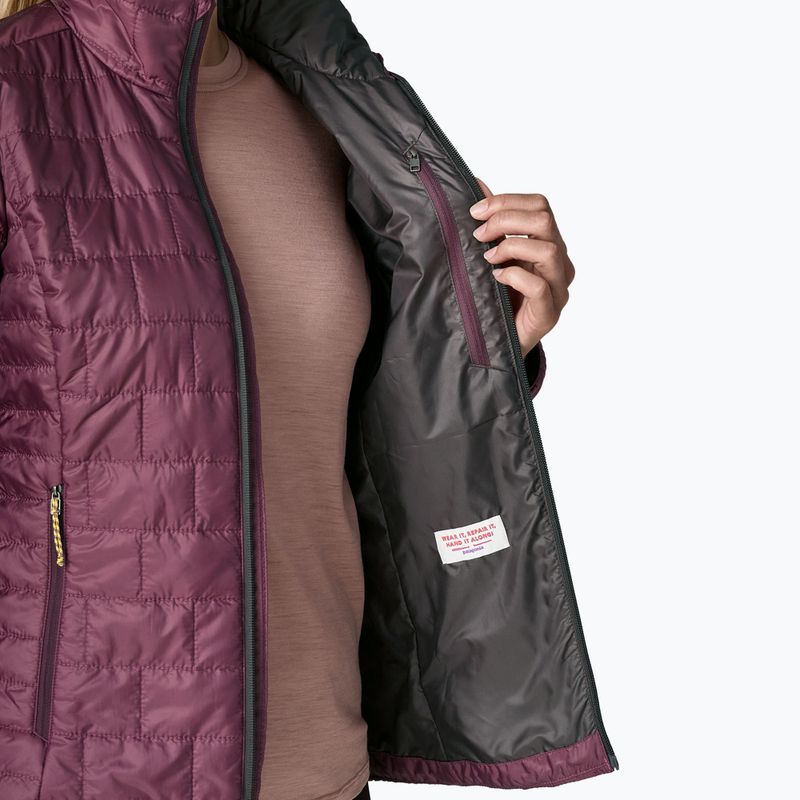 Dámska zateplená bunda Patagonia Nano Puff berry fig 7