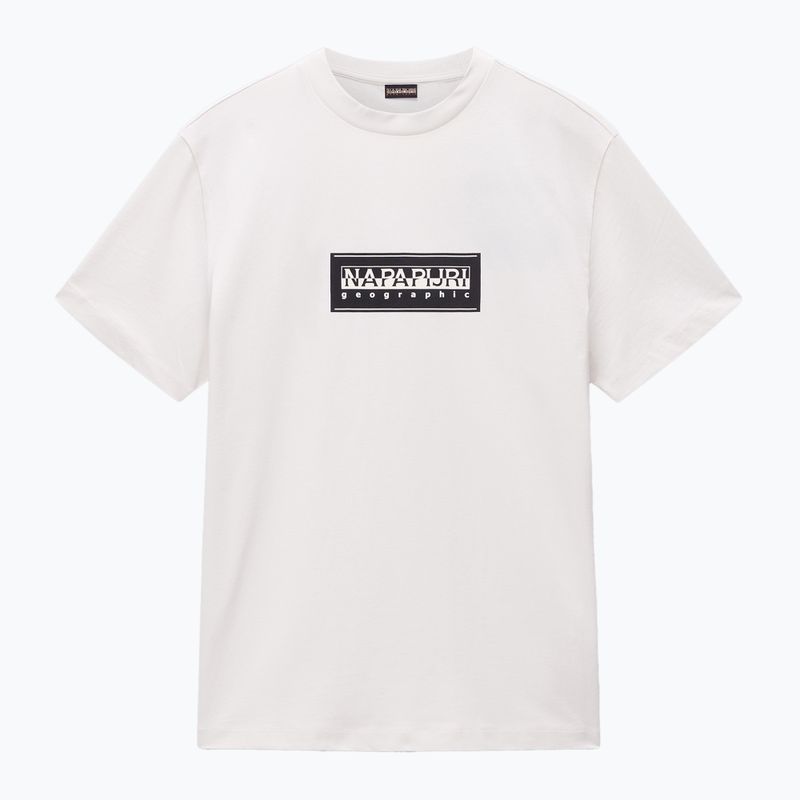 Pánske tričko Napapijri S-Box Logo white whisper 4