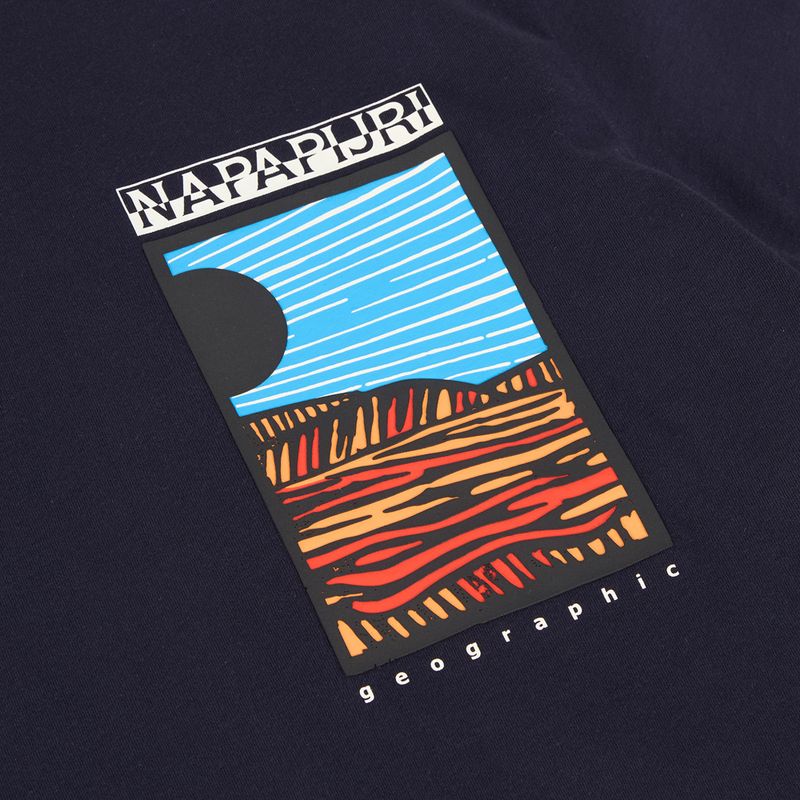 Pánske tričko Napapijri S-Valdor blu marine 3
