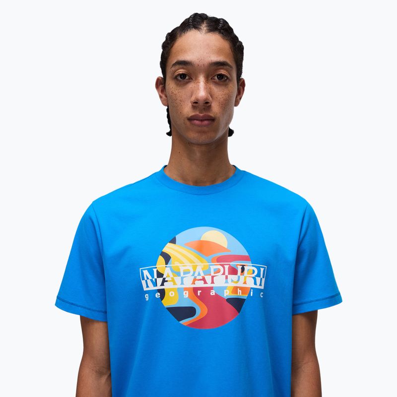 Pánske tričko Napapijri S-Valdor french blue B2W 3