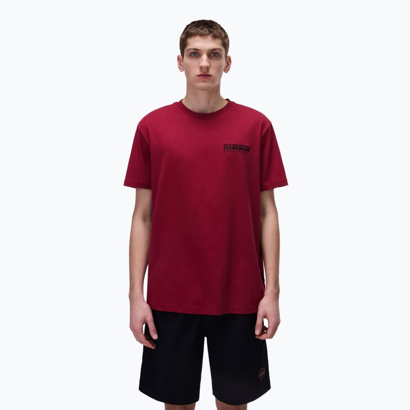 Pánske tričko Napapijri S-Vignonil Back t-shirt tibetan red R1E