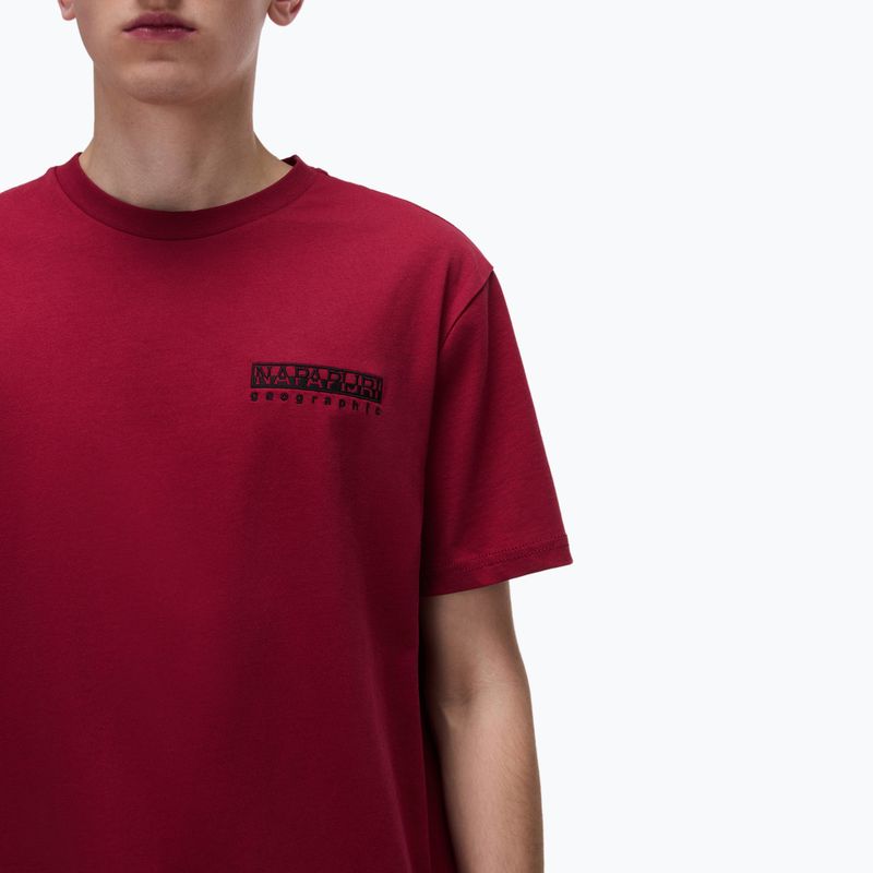Pánske tričko Napapijri S-Vignonil Back t-shirt tibetan red R1E 3