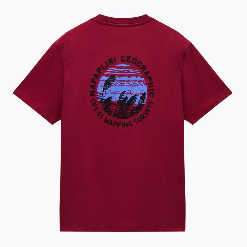 Pánske tričko Napapijri S-Vignonil Back t-shirt tibetan red R1E 6
